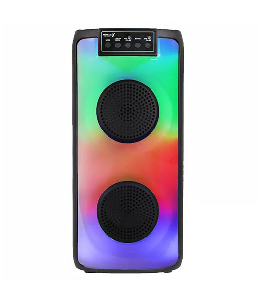 Cassa Altoparlante Speaker Con Microfono Per Karaoke Giochi Luce Led Usb Aux 20w         