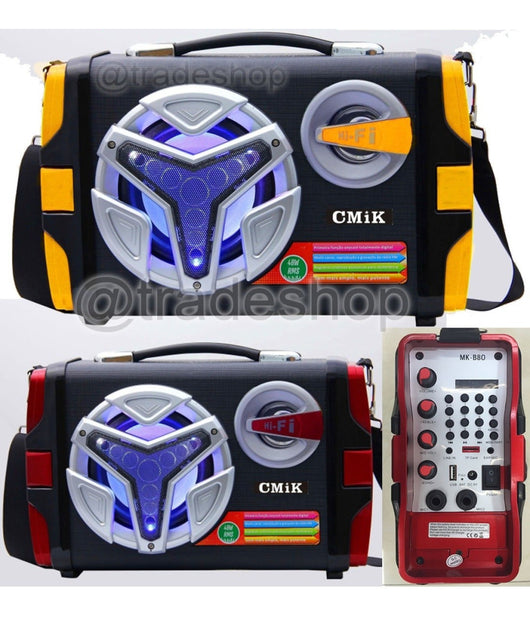 Cassa Amplificata Per Chitarra Ricaricabile Mp3 Usb Micro Sd Con Microfono Mkb80         