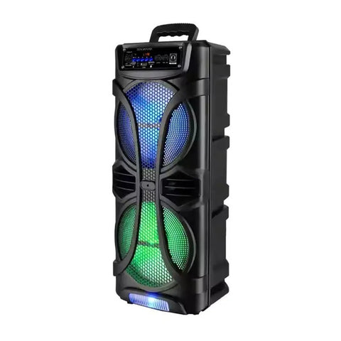 Cassa Amplificata Sp-53 40w Karaoke Bluetooth Con Microfono Portatile Wireless Trolley