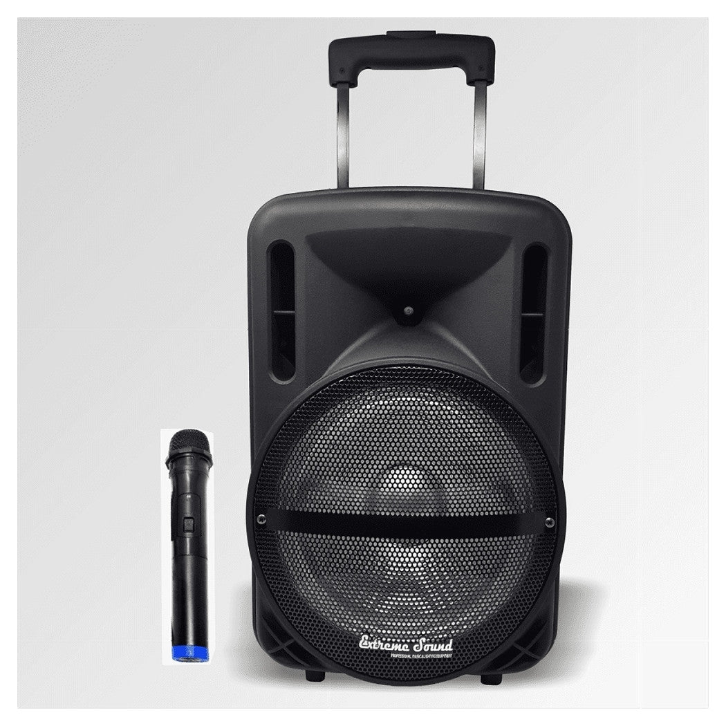 Cassa Audio A Batteria Ricaricabile Trolley Woofer 10" Usb Extreme Sound Move 10         