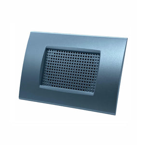 Trade Shop - Cassa Audio Altoparlante Ad Incasso Per Scatola Cassetta 503 Filo Diffusione 15w - Silver