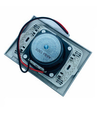 Cassa Audio Altoparlante Ad Incasso Per Scatola Cassetta 503 Filo Diffusione 25w  Silver       