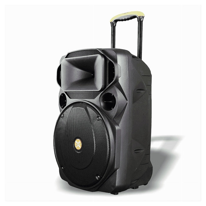 Cassa Audio Portatile Batteria Woofer 15" Usb Mp3 Microfono Extreme Sound Van-xl         