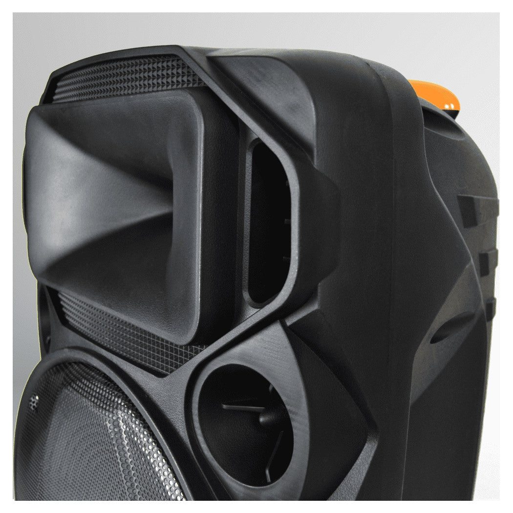 Cassa Audio Portatile Batteria Woofer 15" Usb Mp3 Microfono Extreme Sound Van-xl         