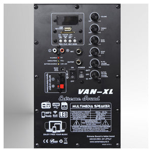 Cassa Audio Portatile Batteria Woofer 15" Usb Mp3 Microfono Extreme Sound Van-xl         