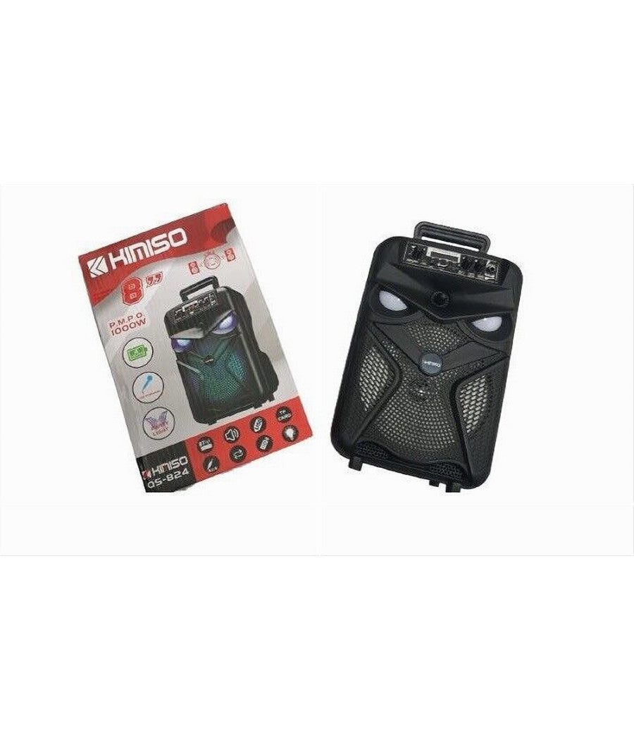 Cassa Bluetooth Altoparlante Speaker Usb Wifi 1000 W Portatile Wireles Km-824         