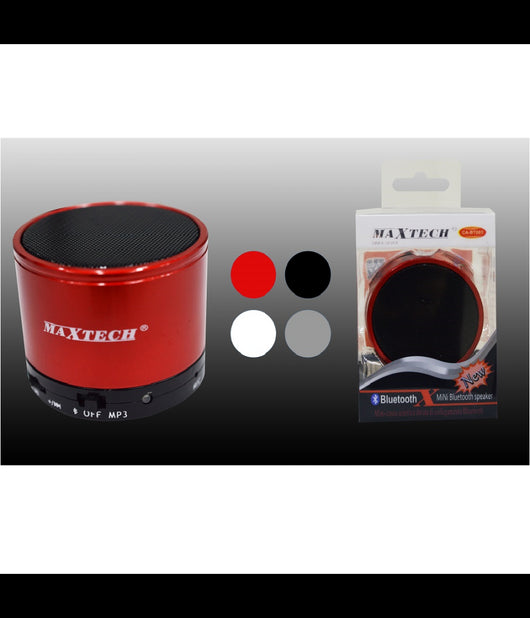 Cassa Bluetooth Portatile Speaker Fm Aux Usb Tf Microfono 3w Maxtech Ca-bt001         