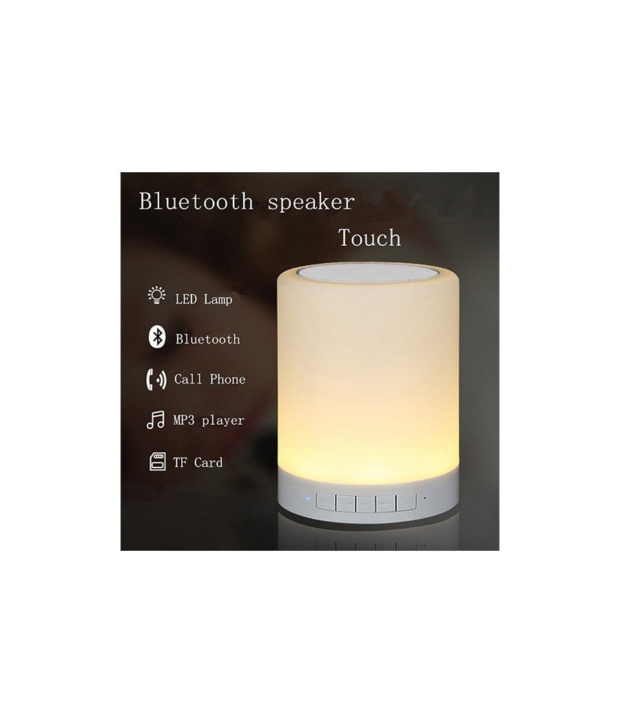 Cassa Lampada Smart Lamp Speaker Bluetooth Multicolor Timer/aux/sd Card         