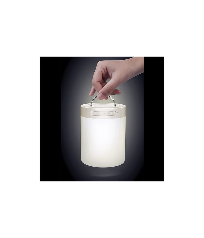 Cassa Lampada Smart Lamp Speaker Bluetooth Multicolor Timer/aux/sd Card         