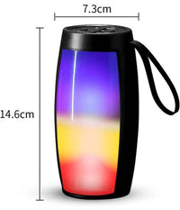 Cassa Portatile Bluetooth 5w Stereo Bluetooth Luce A Led Altoparlante Esterno         