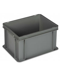 Cassa serie Europa 40x30 - H 22 cm - colore grigio - per uso industriale