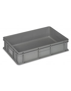 Cassa serie Europa 60x40 - H 13 cm - colore grigio - per uso industriale