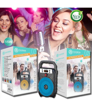 Cassa Speaker Altoparlante Bluetooth 15watt Tx-9824 Radio Fm Tf Usb Ricaricabile         