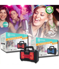 Cassa Speaker Altoparlante Bluetooth 20watt Tx-9828 Radio Fm Tf Usb Ricaricabile         