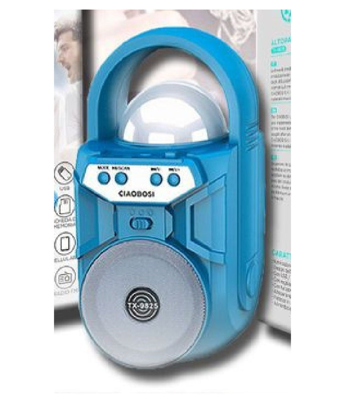 Cassa Speaker Altoparlante Bluetooth Portatile Tx-9825 Fm Tf Usb Aux Ricaricabile         