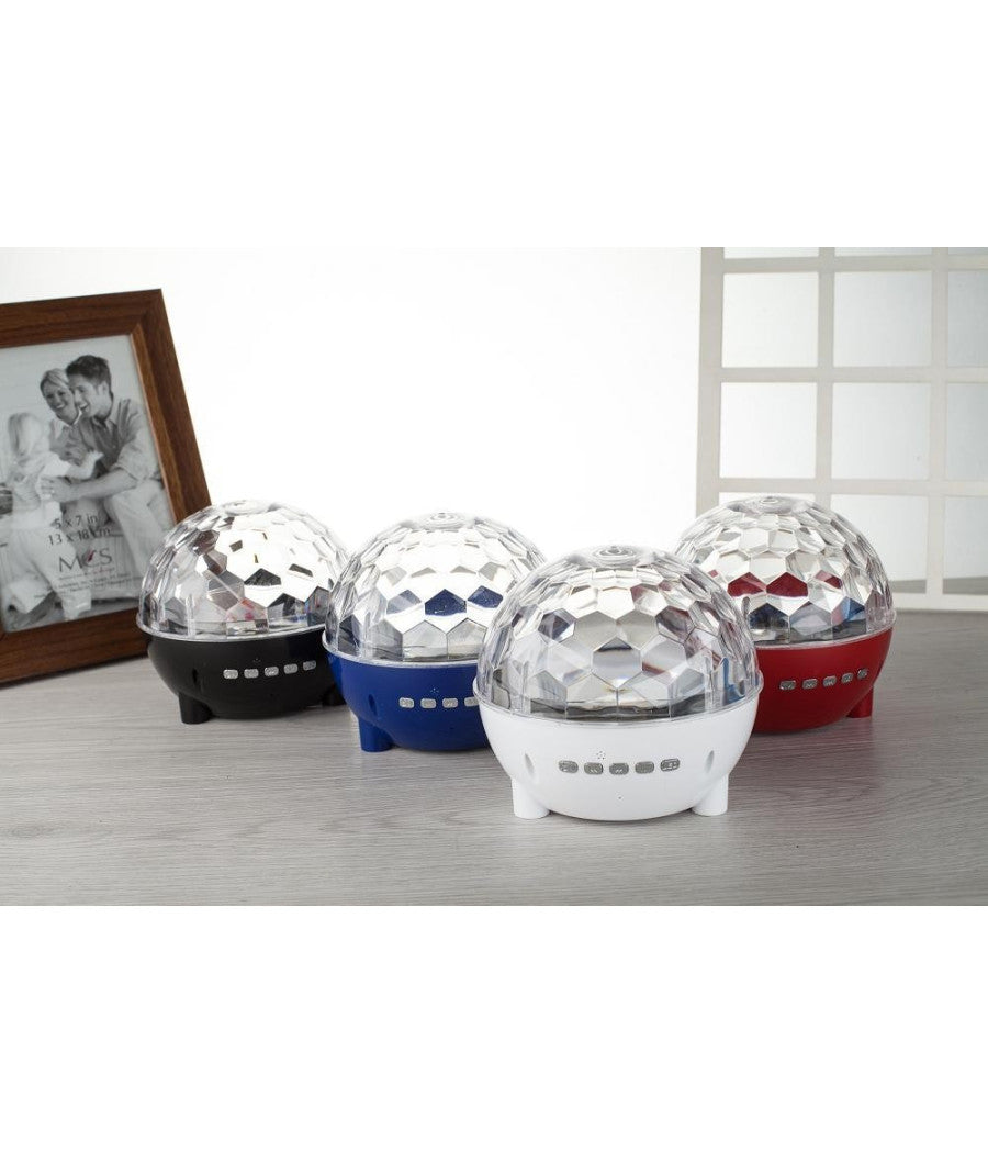 Cassa Speaker Bluetooth Altoparlante Con Effetti Luce Discoteca Mp3 Tf Radio Dj         