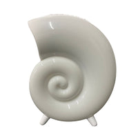 Trade Shop - Cassa Speaker Bluetooth Bt Lampada Led Rgb Conchiglia Con Orologio Display Sveglia -