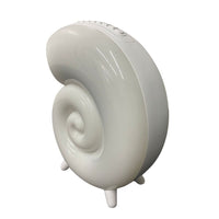 Trade Shop - Cassa Speaker Bluetooth Bt Lampada Led Rgb Conchiglia Con Orologio Display Sveglia -