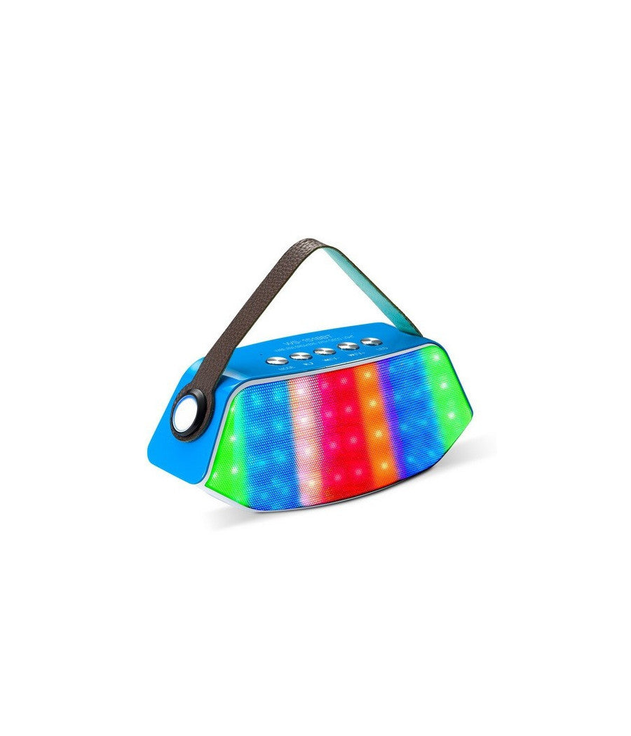 Cassa Speaker Bluetooth Portatile Led Usb Vivavoce Radio Fm Smartphone Ws1518bt         