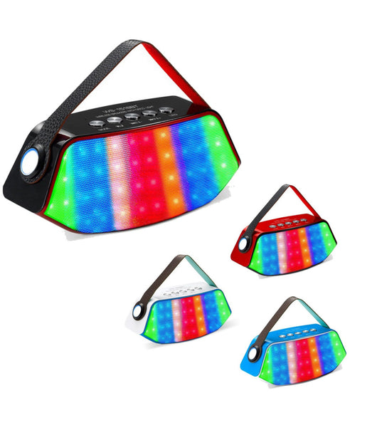 Cassa Speaker Bluetooth Portatile Led Usb Vivavoce Radio Fm Smartphone Ws1518bt         