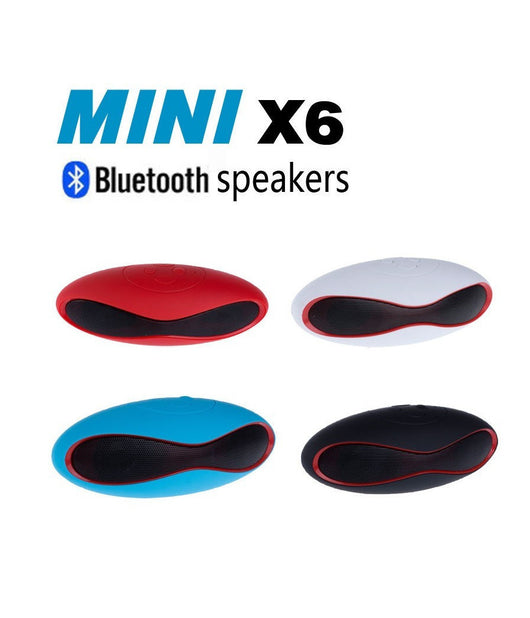Cassa Speaker Bluetooth Tf Usb Vivavoce Cellulare Ipod Smartphone Tablet Mini-x6         