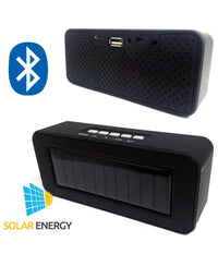 Cassa Speaker Ch-303c Bluetooth Portatile Ricarica Solare Microsd Usb Fm Aux         