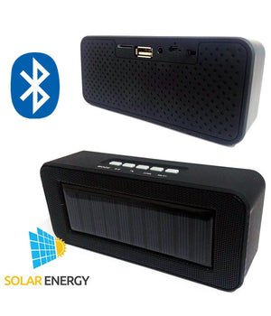 Cassa Speaker Ch-303c Bluetooth Portatile Ricarica Solare Microsd Usb Fm Aux         