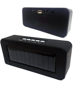 Cassa Speaker Ch-303c Bluetooth Portatile Ricarica Solare Microsd Usb Fm Aux         