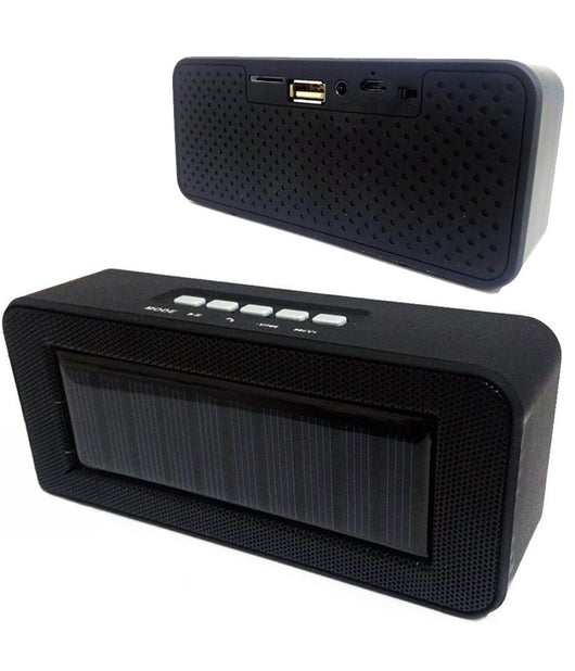 Cassa Speaker Ch-303c Bluetooth Portatile Ricarica Solare Microsd Usb Fm Aux         