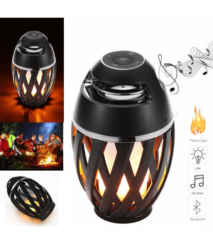 Cassa Speaker Flame Light Led Bluetooth Portatile Senza Fili Tf Mp3 Bt4.2         