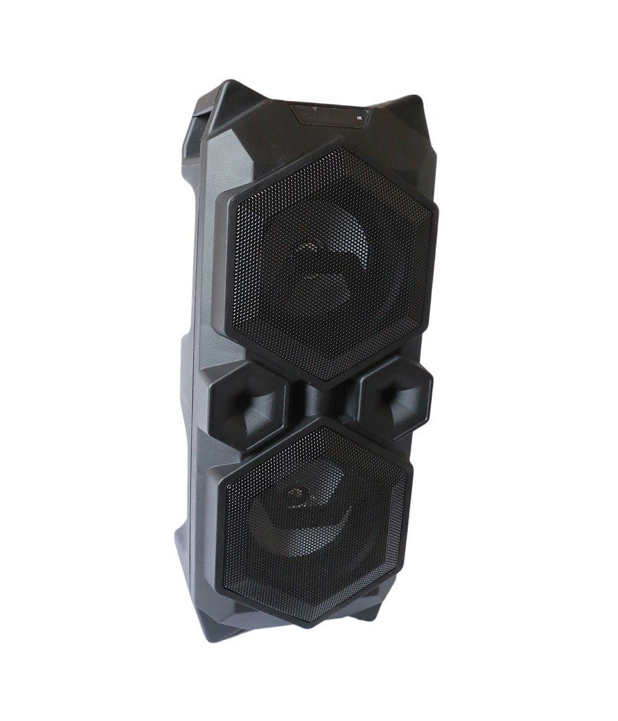 Cassa Speaker Fm Bluetooth Ricaricabile Sd Usb Aux 2 Portatile Microfono 2511bt         