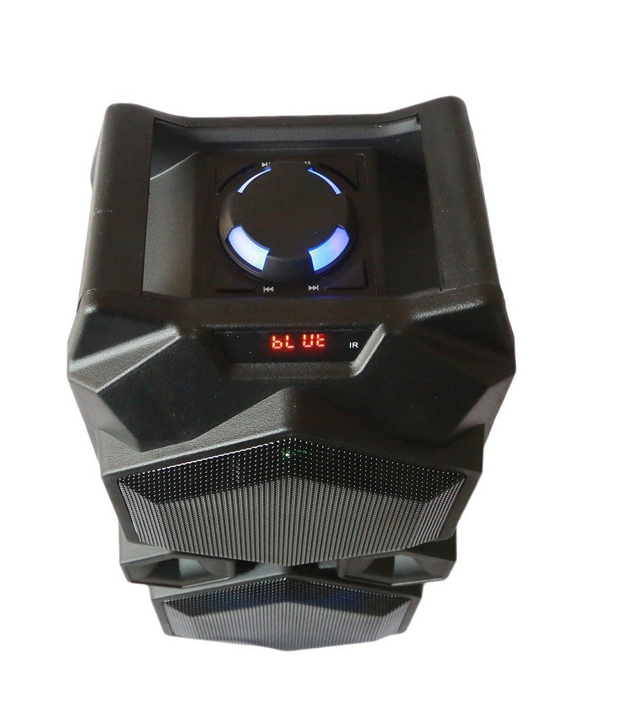 Cassa Speaker Fm Bluetooth Ricaricabile Sd Usb Aux 2 Portatile Microfono 2511bt         