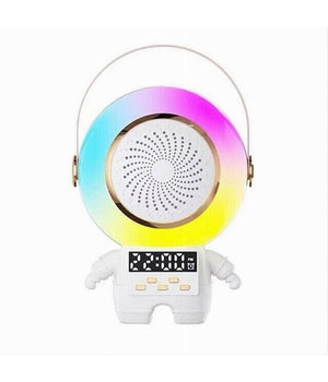 Cassa Speaker Wireless Bluetooth Portatile Con Microfono Karaoke Sveglia Rgb         