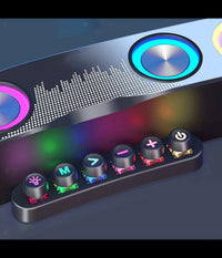 Cassa Wireless Bluetooth Speaker Gaming Desktop Laptop Pc Barra Audio Q-yx800         