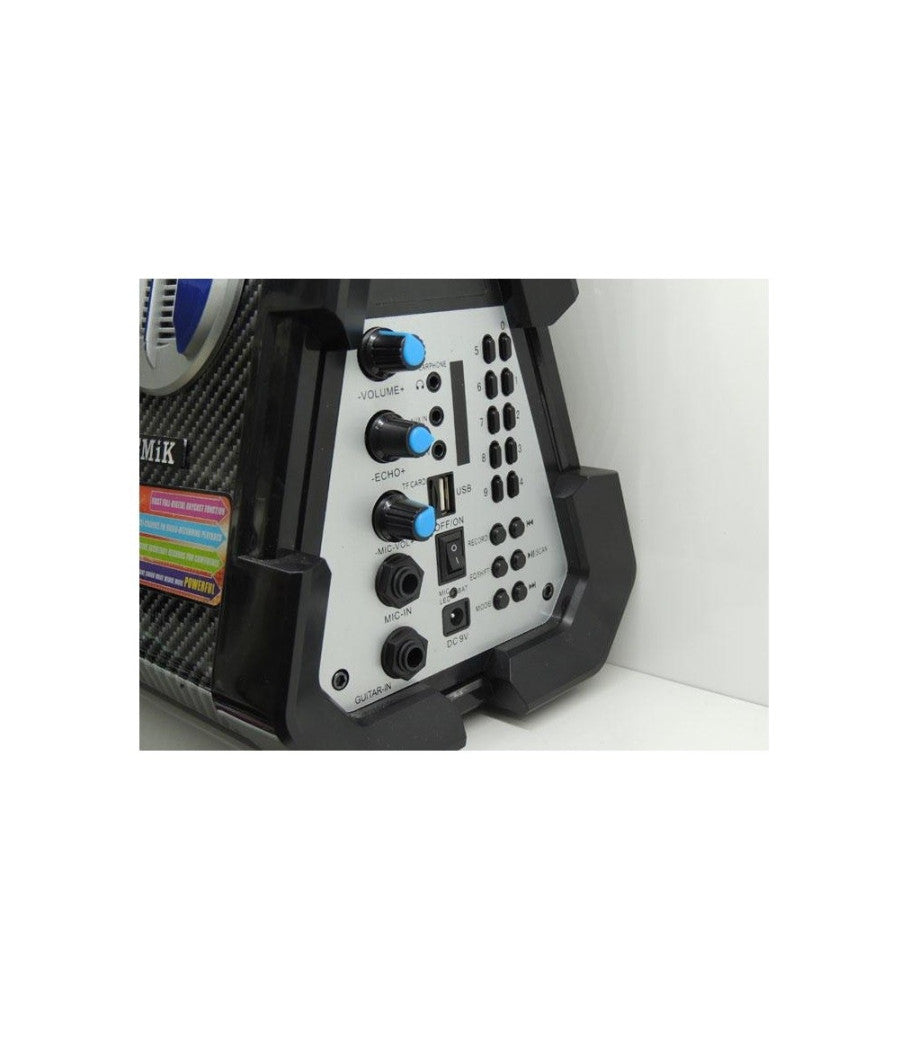 Cassaamplificata Per Chitarra Ricaricabile Mp3 Usb Micro Sd Con Microfono Mkb60         