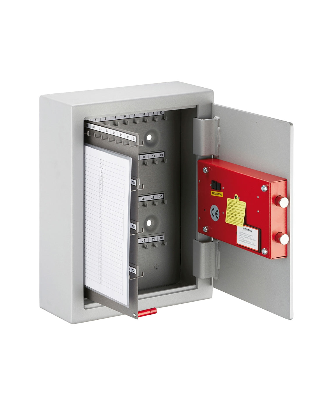 Cassaforte a combinazione Boyard, installazione libera, per chiavi e valori, due catenacci, chiavi emergenza - THIRARD