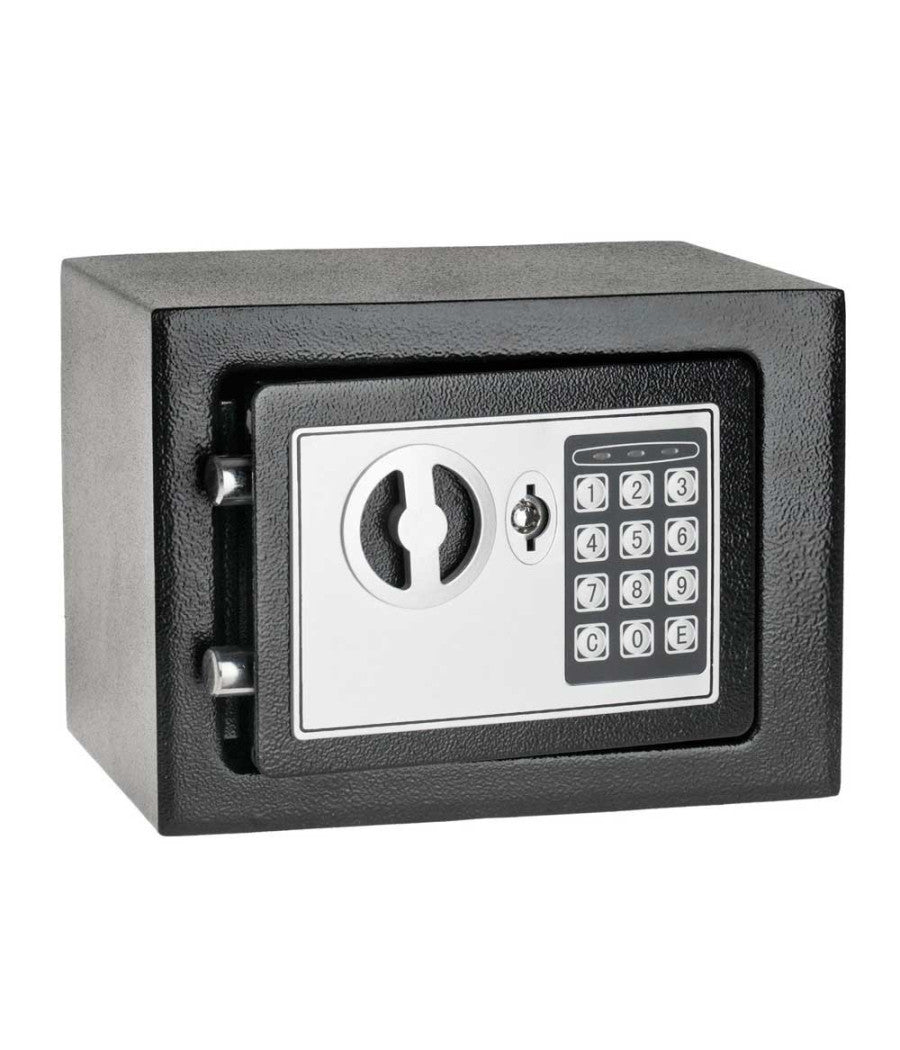 Cassaforte Digitale In Acciaio Con Tastierino E Chiave Per L'apertura Manuale         