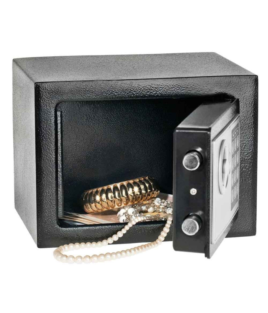 Cassaforte Digitale In Acciaio Con Tastierino E Chiave Per L'apertura Manuale         