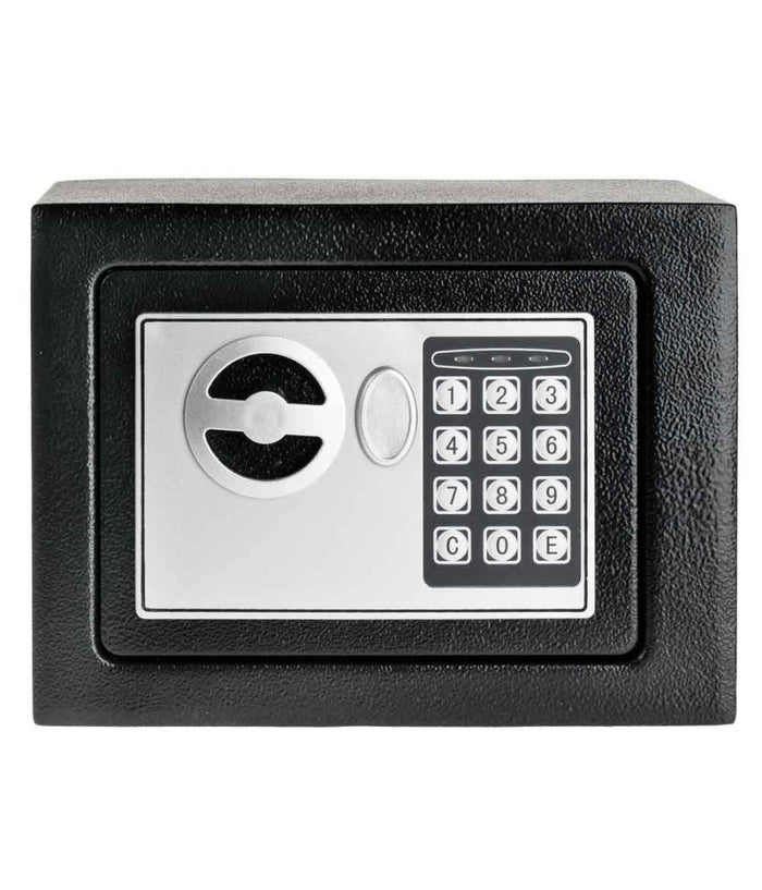 Cassaforte Digitale In Acciaio Con Tastierino E Chiave Per L'apertura Manuale         