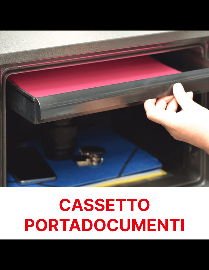 Cassaforte ignifuga da installare Vauban, serratura a codice elettronico, 2 catenacci, 19L - THIRARD