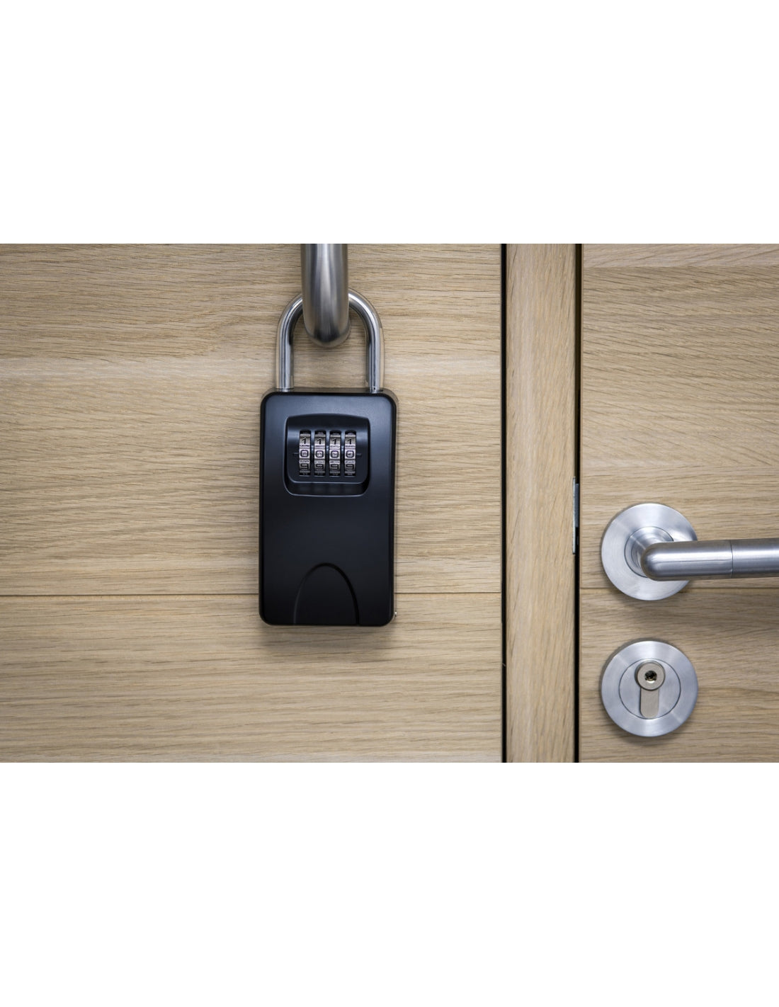 Cassetta portachiavi keybox da esterno con chiusura a lucchetto, per chiavi portone B&B - THIRARD