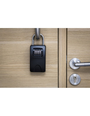 Cassetta portachiavi keybox da esterno con chiusura a lucchetto, per chiavi portone B&B - THIRARD