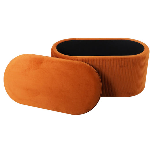 Cassapanca Contenitore Ellittica Arhis 80x40x40 Mattone