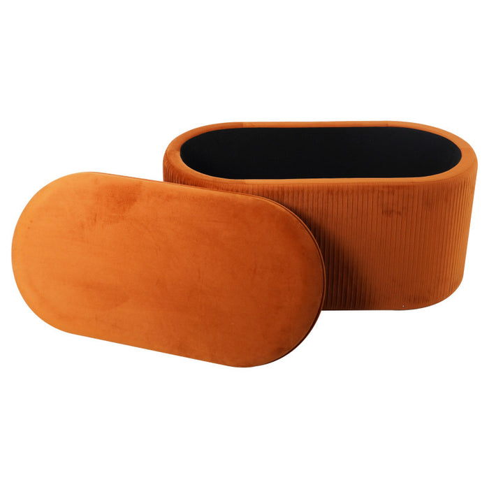 Cassapanca Contenitore Ellittica Arhis 80x40x40 Mattone