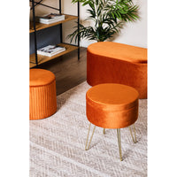 Cassapanca Contenitore Ellittica Arhis 80x40x40 Mattone