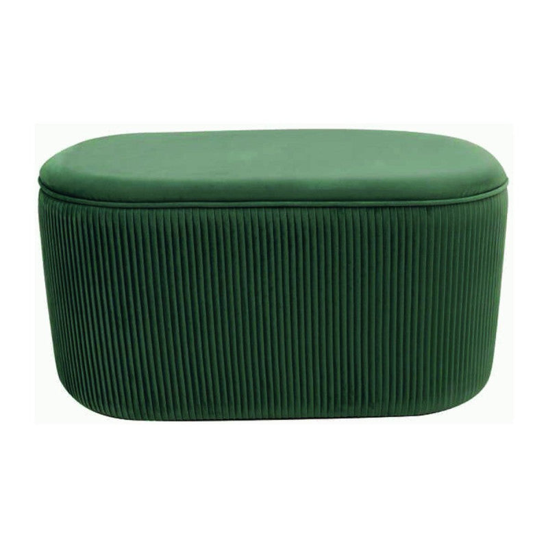 Cassapanca Contenitore Ellittica Arhis Verde Scuro 80x40x40