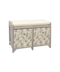 CASSAPANCA FOGLIE 2 CASSETTI BEIGE E GRIGIO