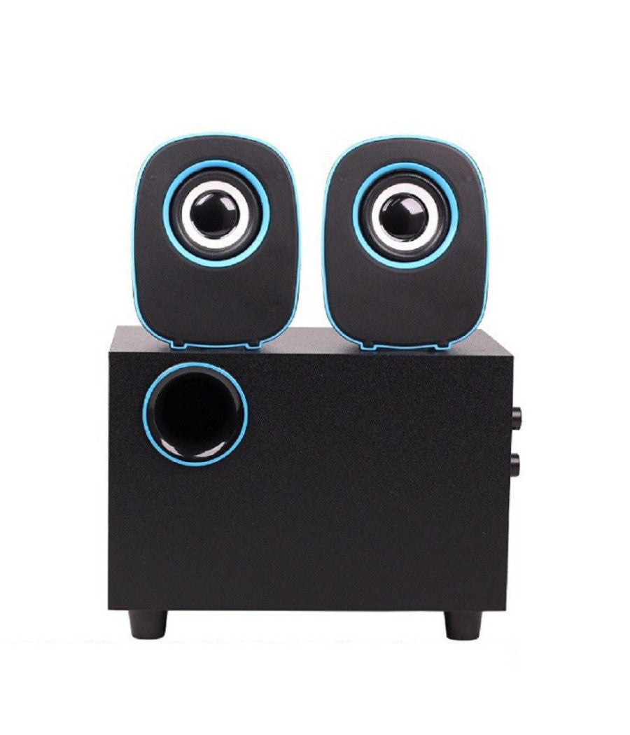 Casse Audio 2.1 Usb Speaker Musica Per Pc Mp3 Tv Aux Desktop Computer Notebook Ft-h3         