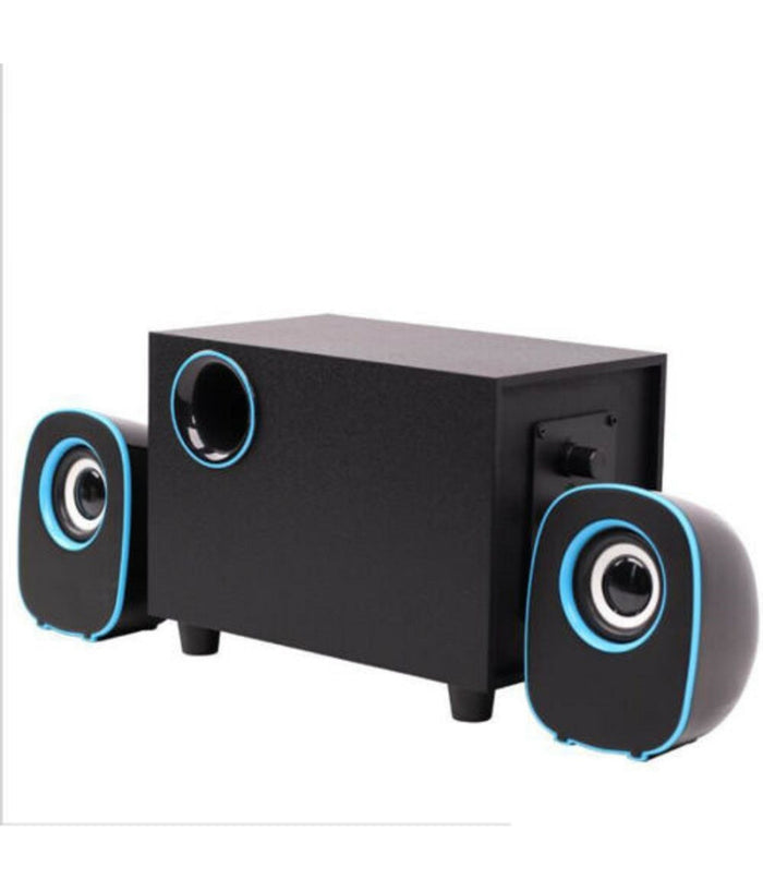 Casse Audio 2.1 Usb Speaker Musica Per Pc Mp3 Tv Aux Desktop Computer Notebook Ft-h3         