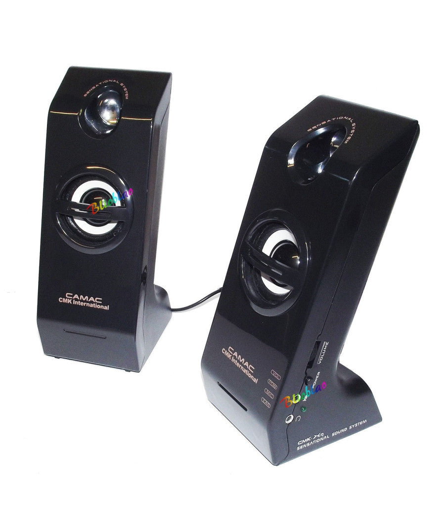 Casse Multimedia Speaker Cassa Amplificatore Audio Usb Jack Cuffie Mic. X09         